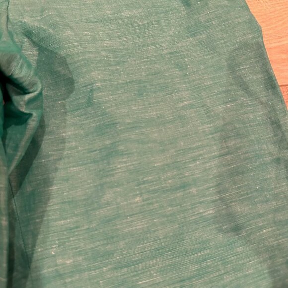 TALBOTS WOMENS GREEN LINEN SHORTS SIZE 6 - Picture 3 of 9